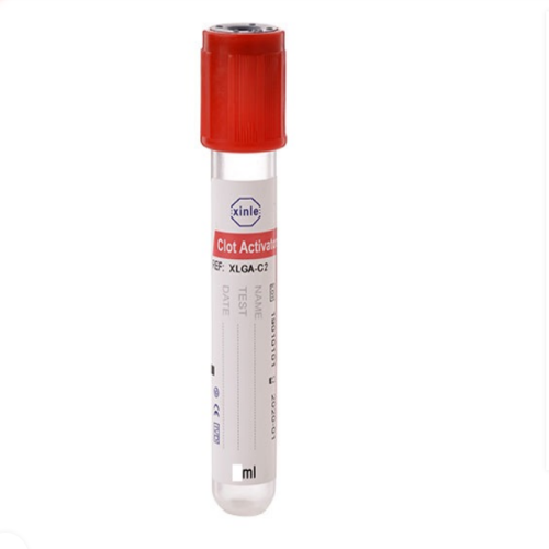 Tube sous vide sec 5ml en plastique 