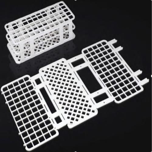 portoir démontable pour tubes  a essai  60 emplacements 