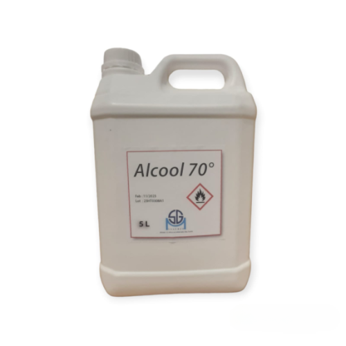 alcool  isopropanol 70°  bidon 5 litre