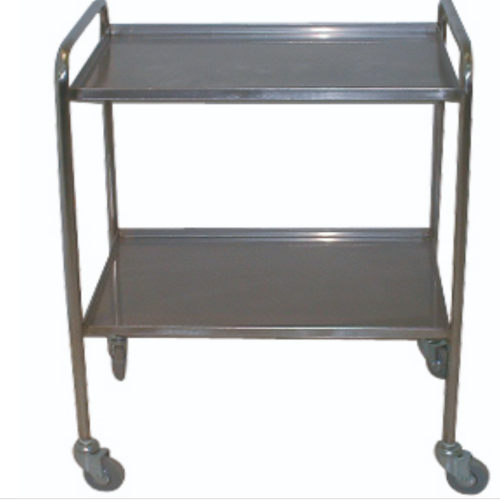 Chariot de soin en inox 60*40 à 2 étages 
